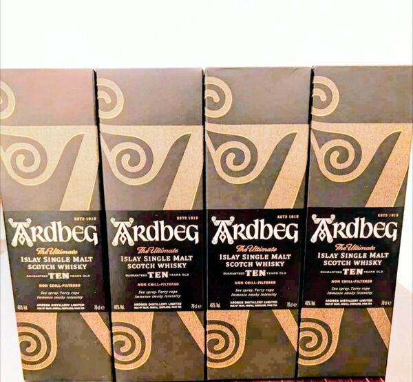 【未開栓】ARDBEG アードベッグ 10年(46%)700ml 4本