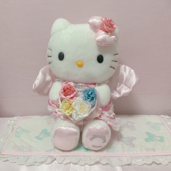 SANRIO サンリオ ハローキティ 天使 お花 ぬいぐるみ