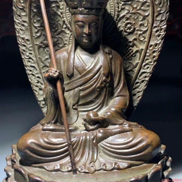 西方三聖 仏像 地蔵王・釈迦牟尼 家庭用供養像 高さ13.5cm 幅7.5cm 開運祈願