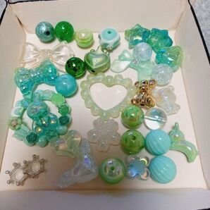 お得価格カスタムビーズ グリーン