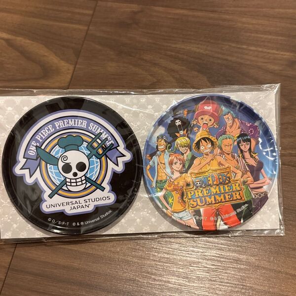 【非売品】ワンピースプレミアムサマー 2011 限定コースター ONE PIECE ルフィ サンジのレストラン ユニバ USJ