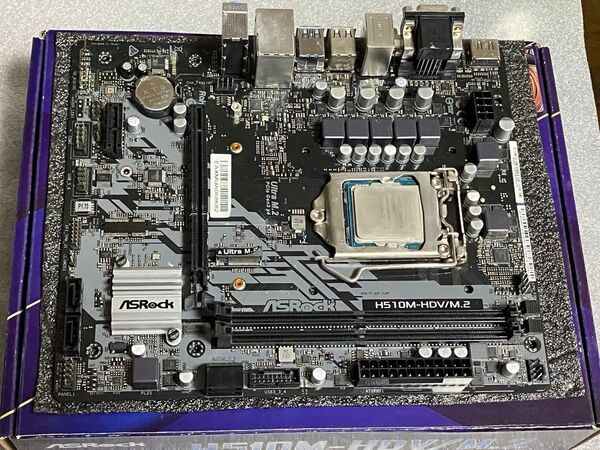 インテル Core i5-11400F CPU & ASRock マザーボード H510 M-HDV/M.2 セット