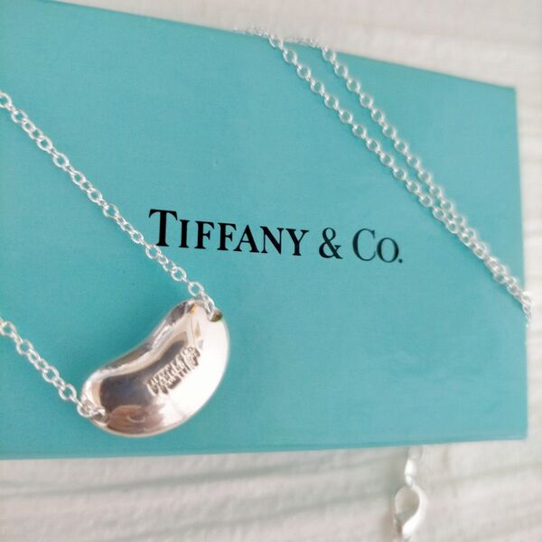 ティファニー ビーン シルバー アクセサリー ネックレス TIFFANY Co 社外未使用チェーン