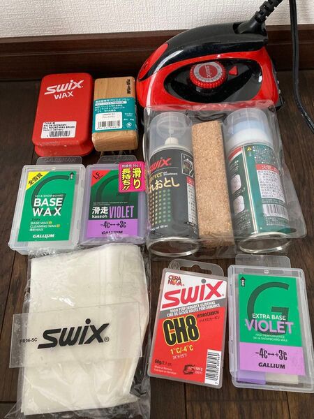 SWIX アイロン ワックス ブラシ ペーパー等のセット WAX ガリウム スキー スノーボード
