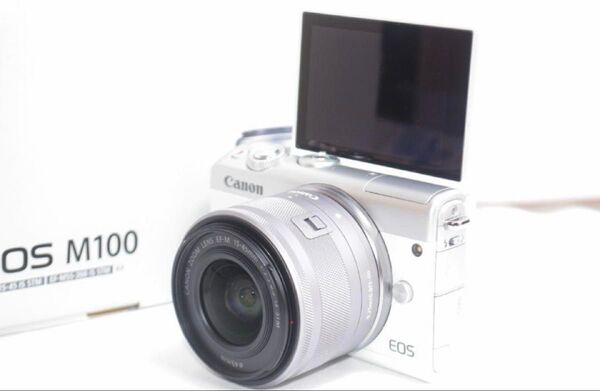 ★Wi-Fi搭載でスマホへ★自撮り★Canon EOS M100