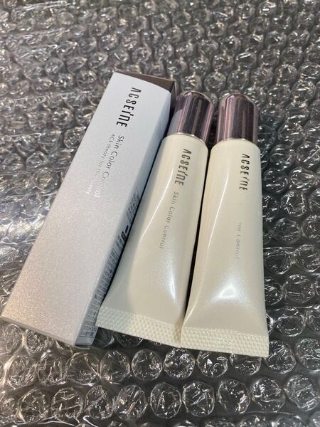 アクセーヌ スキンカラーコントロール〈02〉部分用ファンデーション②本セット!SPF19 PA++++ 10g