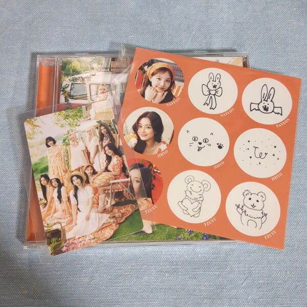 TWICE #TWICE5 通常盤 アルバム トレカ ステッカー