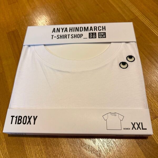 ユニクロ ANYA HINDMARCH T1BOXY ボクシーT UNIQLO ユニクロ×アニヤ・ハインドマーチ