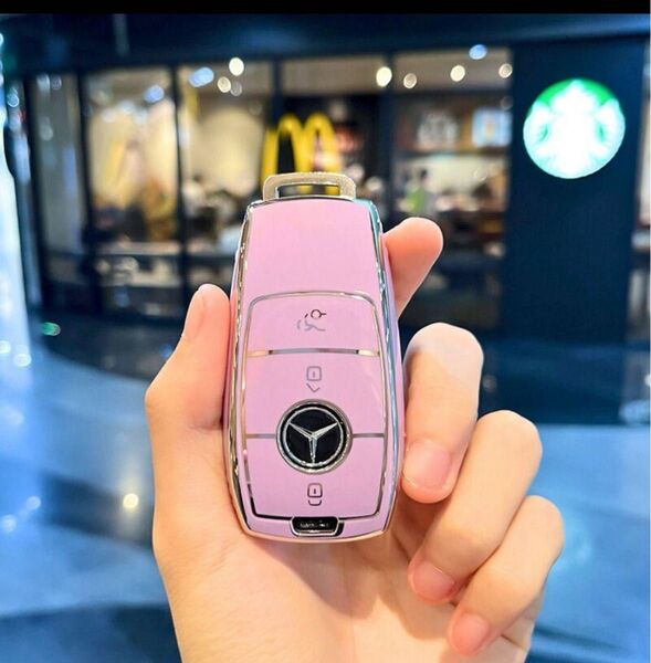 メルセデス ベンツ スマート キーカバーケース スクエア型 Banz A C S E B Gクラス TPU素材