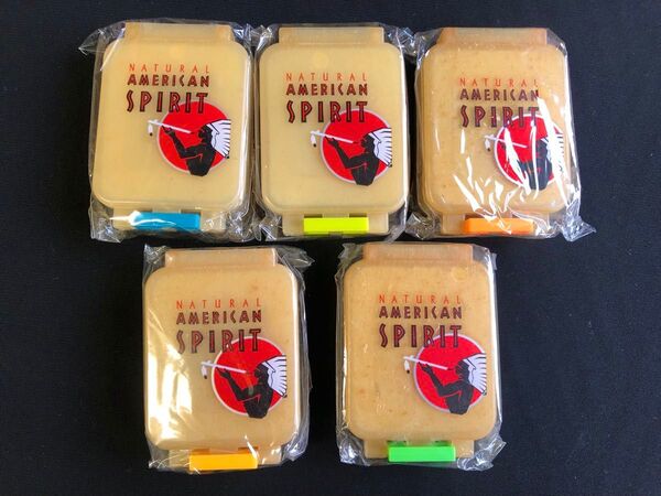 NATURAL AMERICAN SPIRIT タバコケース 5個セット 新品 未使用 全5個 非売品 アメスピ 携帯灰皿