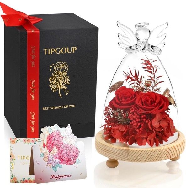 プリザーブドフラワー 枯れない花 誕生日プレゼント 母の日 ギフト 退職祝い ホワイトデー 2輪薔薇 レッド 花 人気