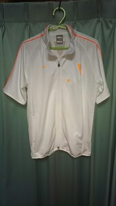 (NIKE)半袖ジャ―ジ(ナイキ)ホワイト×オレンジ