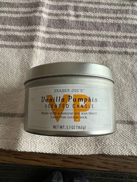 バニラパンプキン キャンドル candle trader joe's トレジョ