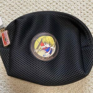 ハンター×ハンター ファスナーポーチ ブラック クラピカ レオリオ タグ付き新品
