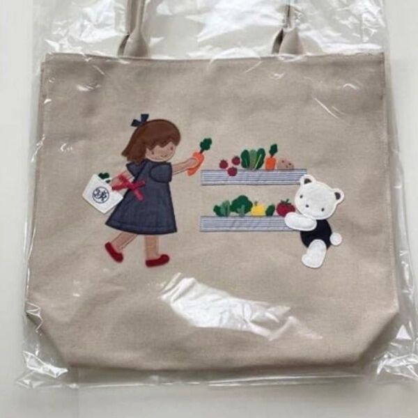 新品 激レア コラボ ファミリア familiar トートバッグ コットン