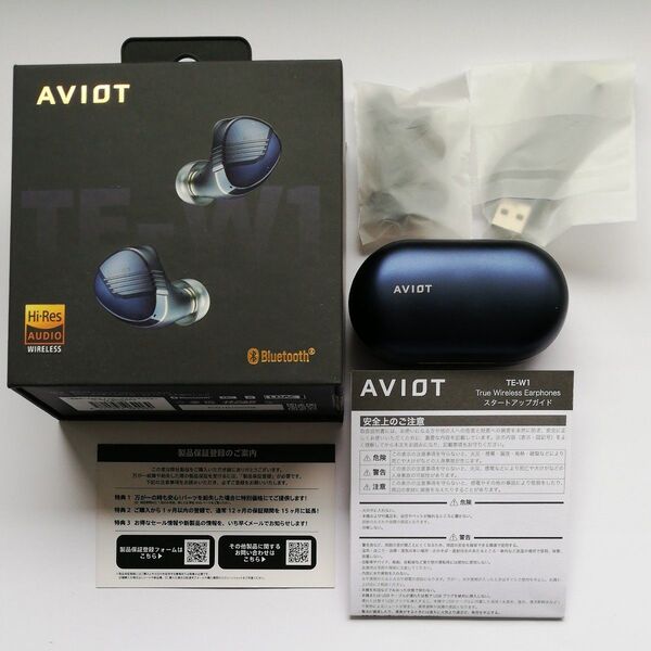 AVIOT TE-W1 ワイヤレスイヤホン ドーンネイビー