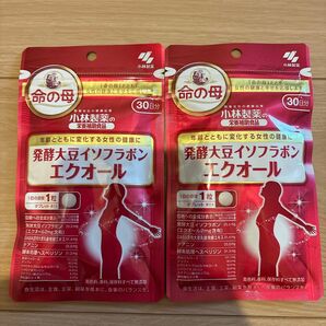 小林製薬 発酵大豆イソフラボン エクオール 30日分×2袋セット送料無料