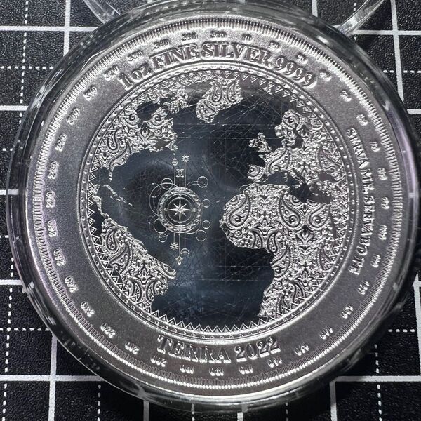 2022 1オンス トケラウ 地球 銀貨