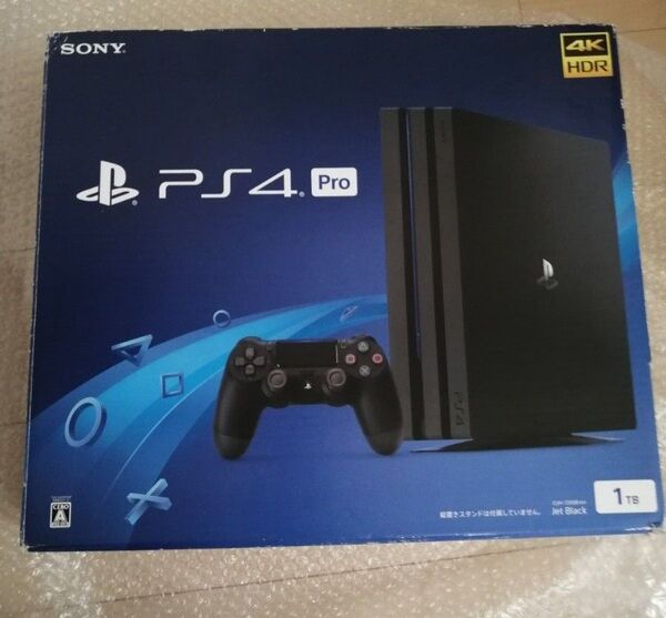 美品 PlayStation4 Pro ジェット・ブラック 1TB CUH-7200BB01