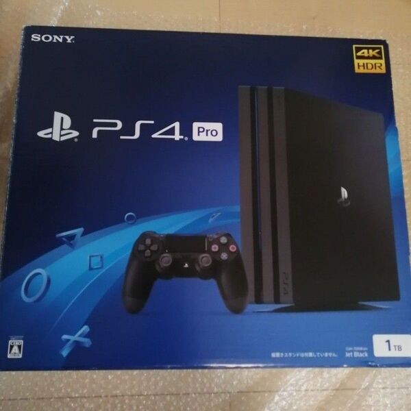 美品 PlayStation4 Pro ジェット・ブラック 1TB CUH-7200BB01