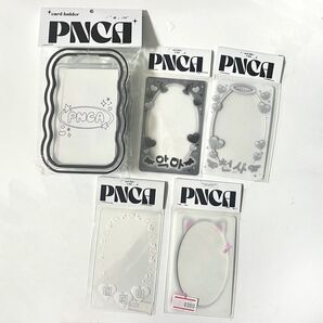 韓国作家 トレカホルダー トレカケース トレカ入れ カードフィルター 新品 5点セット