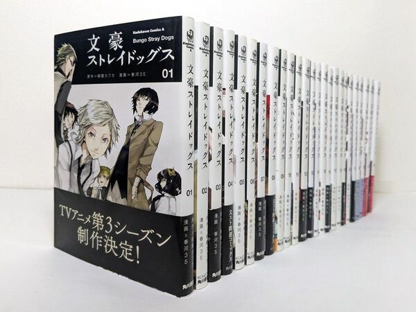 文豪ストレイドッグス 既刊 全巻 1~26巻 + 関連本等 計60冊 セット
