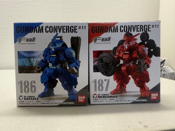 FW GUNDAM CONVERGE #11 186 187 ヴァイエイト メリクリウス ガンダムコンバージ