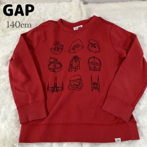 GAP × STAR WARS スウェット 140cm レッド 長袖 トレーナー BB-8 C-3PO トレーナー