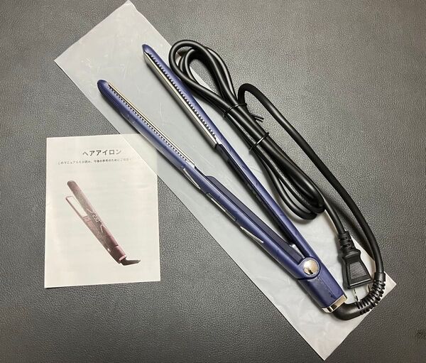 ヘアーアイロン ストレート カール両用 2WAY 23mm 3Dセラミック 30S急速加熱 13段階温度調節 ブルー