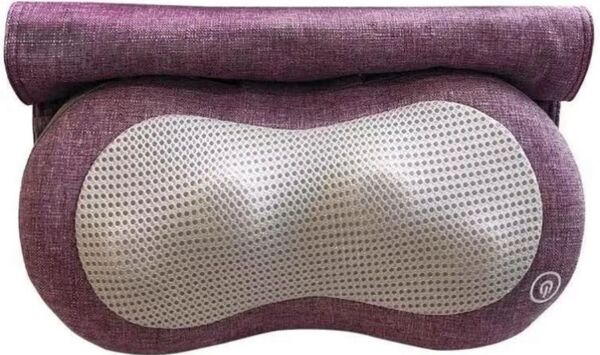 マッサージクッション 枕 マッサージ器 温熱効果 ローラー コンパクト フラップ付き
