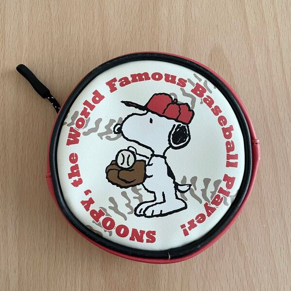 スヌーピー 野球デザイン ポーチ ベースボール