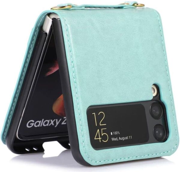 Galaxy Z Flip3ケース おしゃれ 斜め掛け 肩掛け フリップ4 5G