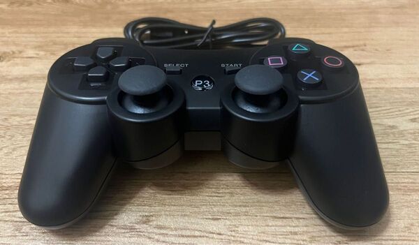 PS3 用ワイヤレスコントローラー 6軸センサー DUAL SHOC 互換品 プレステ3 ブラック