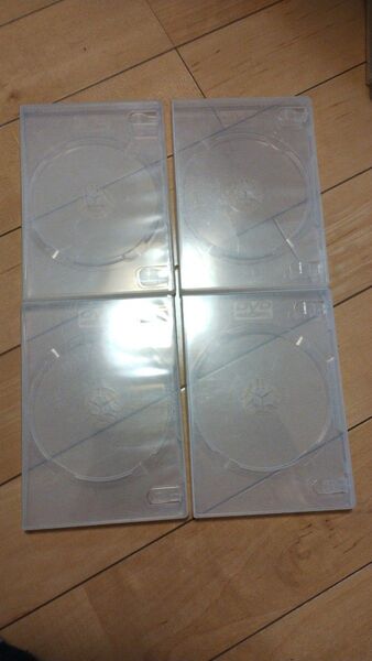 DVD 空ケース 1枚用クリア 4個セット DVD CD ブルーレイ Blu-rayトールケース