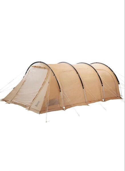 新品未開封 DOD (ディーオーディー) カマボコテント3M 2ルームテント タン T5-689-TN