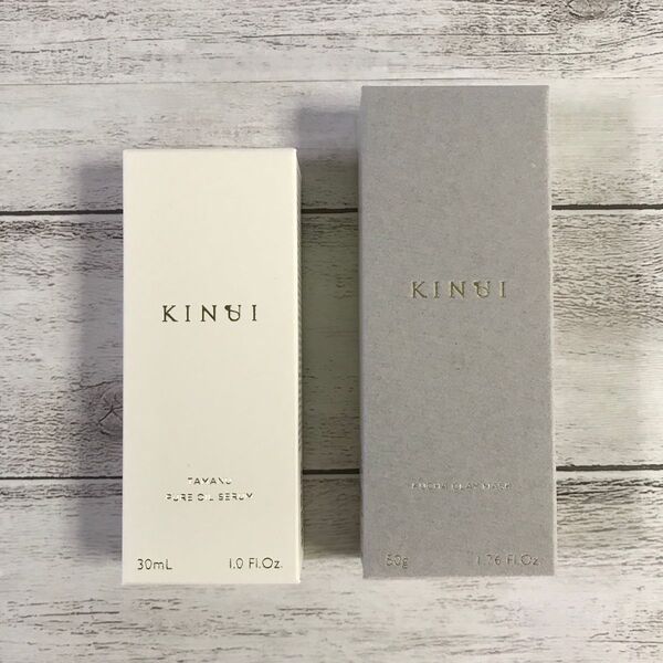 KINUI キヌユイ タマヌピュアオイルセラム クレイマスクフェイスパックセット