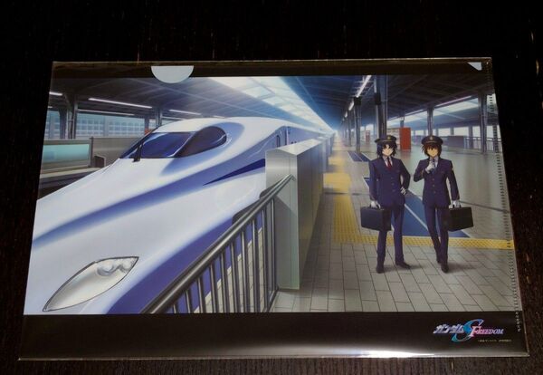 推し旅 JR東海 × ガンダムシリーズ 第2弾 機動戦士ガンダムSEEDFREEDOM 描き下ろしイラスト クリアファイル