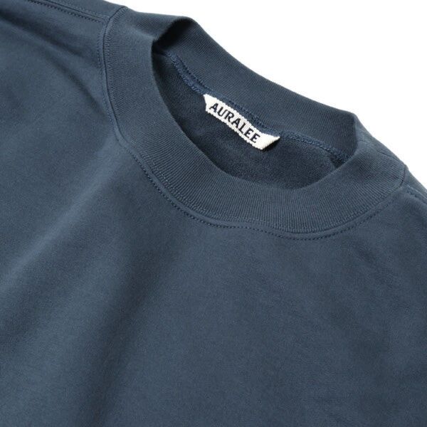 AURALEE オーラリー SUPER HIGH GAUZE NAPPED SWEAT TEE A21SP02NU