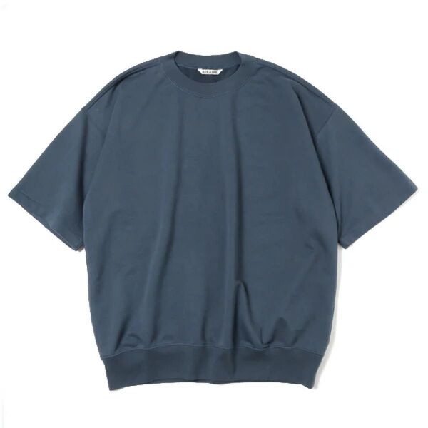 AURALEE オーラリー SUPER HIGH GAUZE NAPPED SWEAT TEE A21SP02NU