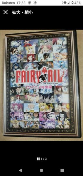 セル版 DVD FAIRY TAIL フェアリーテイル TVアニメ総集編