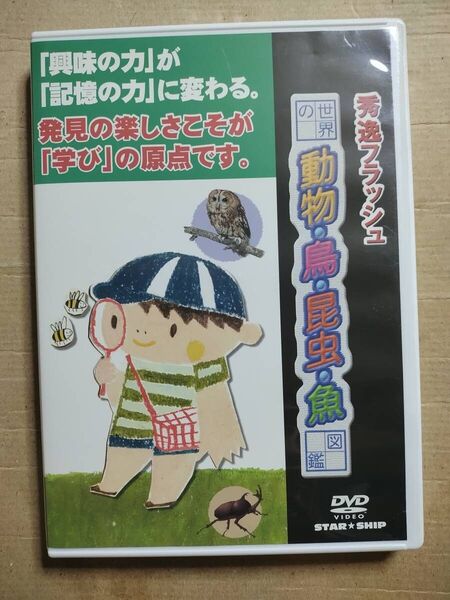 セル版 DVD 秀逸フラッシュ 世界の動物・鳥・昆虫・魚 図鑑 動作確認済み