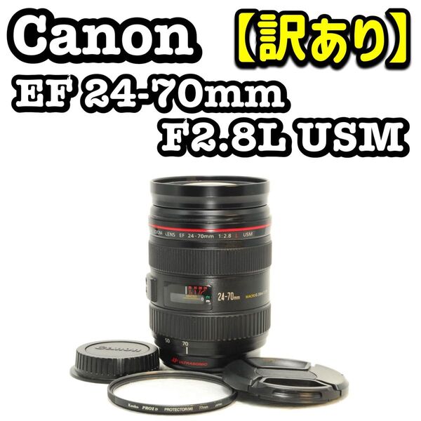 【絞り不良】Canon EF24-70mm F2.8L USM キヤノン レンズ デジタル一眼レフカメラ デジタルカメラ デジカメ