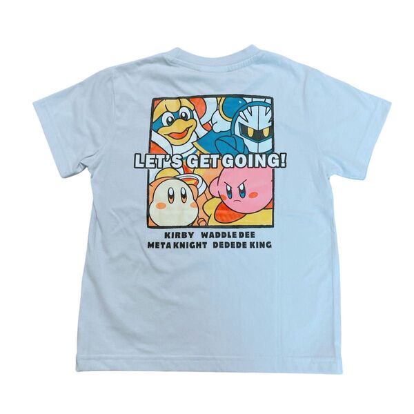 新品☆タグ付き 星のカービィ Tシャツ 110cm 水色 キッズ カービィ