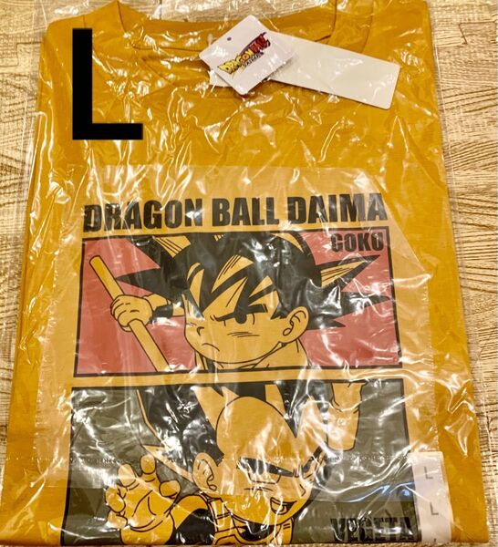 新品未使用 GU ドラゴンボール コラボ 半袖Tシャツ メンズ L オレンジ