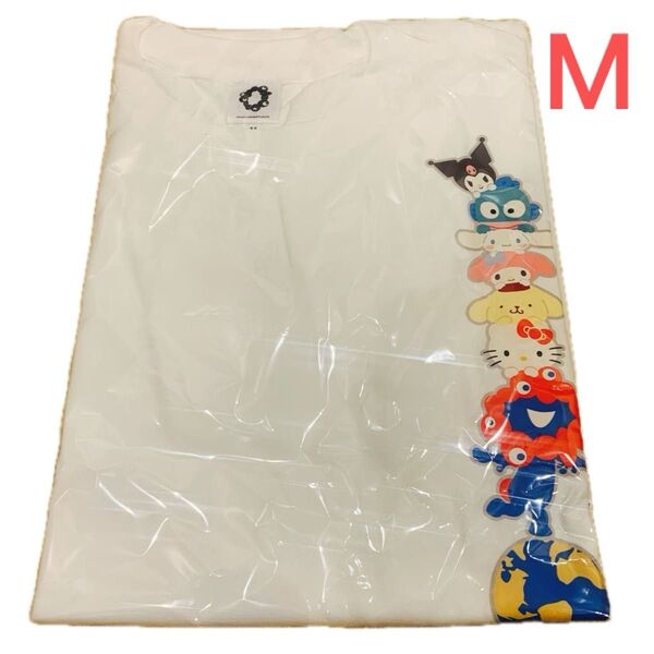 新品未使用 サンリオ ミャクミャク コラボTシャツ Mサイズ