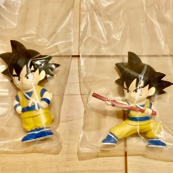 新品未使用 ソフビッツ ドラゴンボールDAIMA 孫悟空 ミニ 2点セット 2種 構え