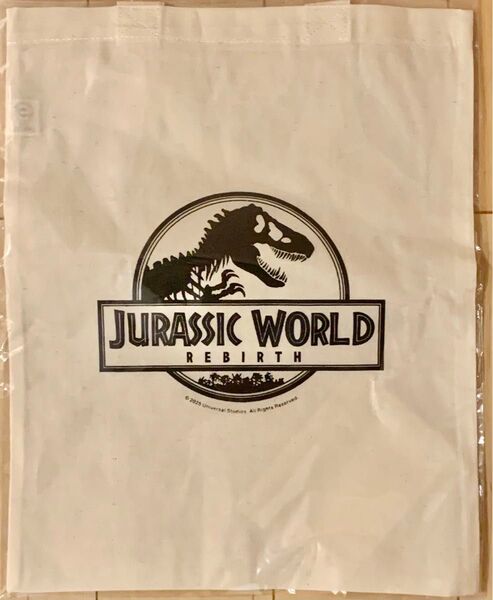 新品未使用 ジュラシックワールド 前売り券特典 エコバッグ 映画 トートバック