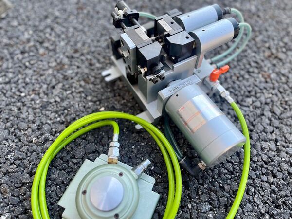 nile CST35 空圧式圧着工具 室本鉄工 卓上ストリッパ 外皮ストリップ ジャケットストリップ 美品 細線用仕様 ブレード付