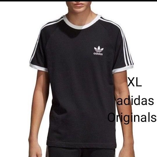 【adidas Originals】Tシャツ 3ストライプ トレフォイル 半袖 XL アディダスオリジナルス