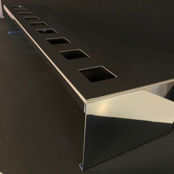 排気口を汚さないコンロ奥ラック 75cm